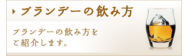 【ブランデーの飲み方】ブランデーができるまでの工程や、ブランデーに関する基礎知識などをご紹介します。