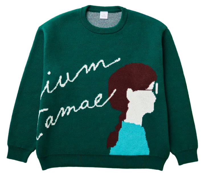 プレミアムたまちゃんデザイン ニット（緑）