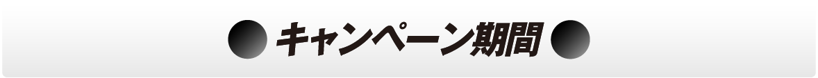 キャンペーン期間