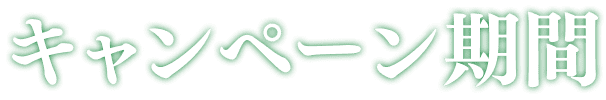 キャンペーン期間