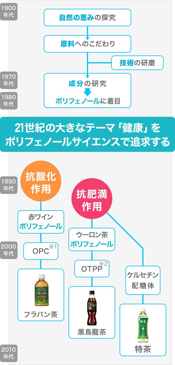 研究の歴史 タイムライン