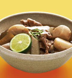 牛肉と里芋ごぼうの芋煮風 Suntory ハイボールごはん サントリー